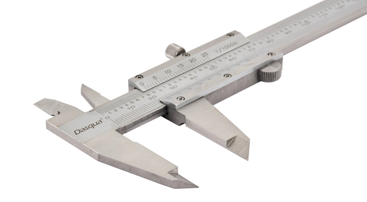DASQUA 0-150MM / 0-6 INCH STAINLESS STEEL VERNIER CALIPER (1550-2005) - Image 5
