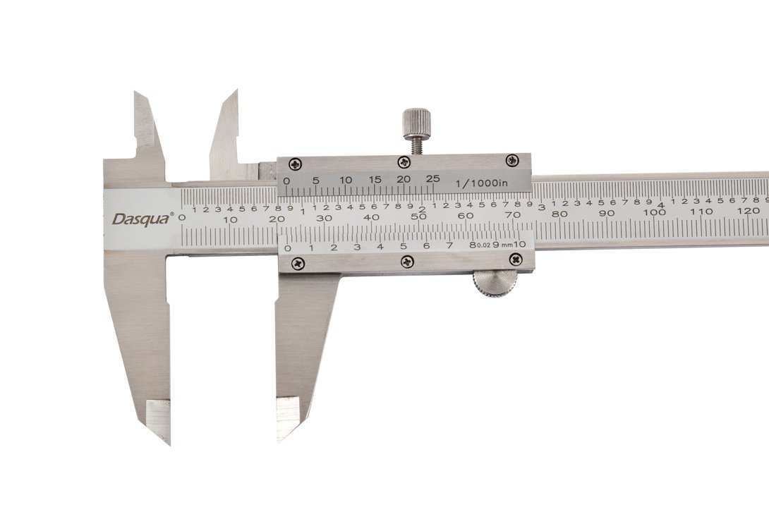 DASQUA 0-150MM / 0-6 INCH STAINLESS STEEL VERNIER CALIPER (1550-2005) - Image 6