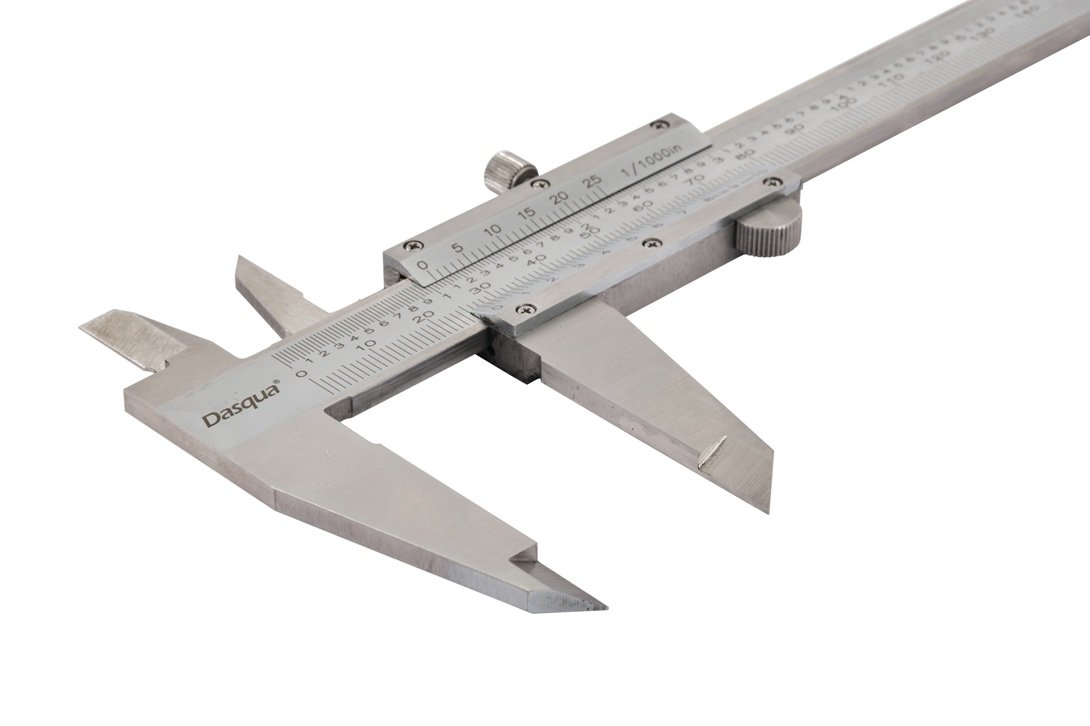DASQUA 0-200MM / 0-8 INCH STAINLESS STEEL VERNIER CALIPER (1550-2010) - Image 4