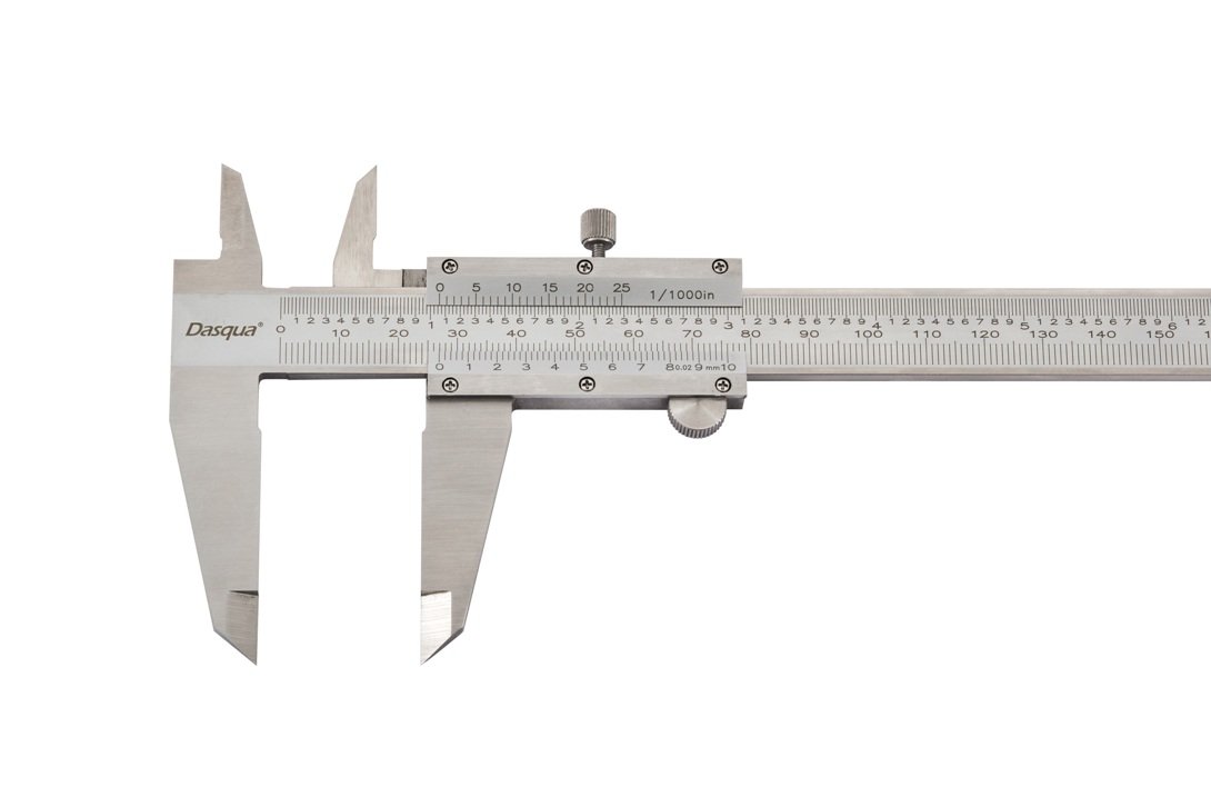 DASQUA 0-200MM / 0-8 INCH STAINLESS STEEL VERNIER CALIPER (1550-2010) - Image 6