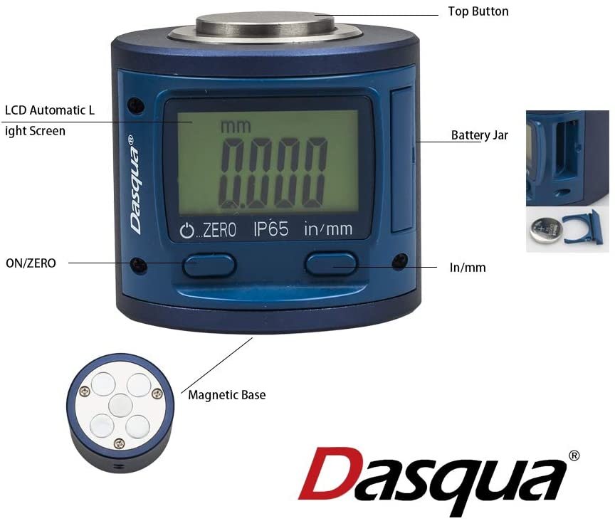 CAT 40 V-FLANGE H/V TOOL STAND & DASQUA IP65 DIGITAL ZERO SETTER (9999-0046) - Image 4