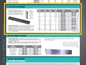 1/16 W X 1/2 H X 4-1/2" P1 5% COBALT PARALLEL CUT-OFF BLADE (2000-7010)