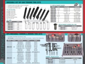 7 REPLACEMENT SCREWS FOR 1/4 3/8 & 1/2" CUT OFF & TURNING TOOL SETS (2002-0122)
