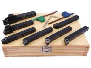 7 PIECE 3/8" INDEXABLE CUT OFF & TURNING TOOL SET (2002-0012)