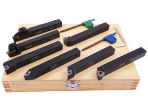 7 PIECE 1/2" INDEXABLE CUT OFF & TURNING TOOL SET (2002-0013)