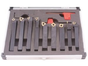 PRO-SERIES 9 PIECE 1/2" INDEXABLE CUT OFF & TURNING TOOL SET (2002-0213)