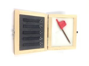 3/4 INCH 5 PIECE INDEXABLE CARBIDE TURNING TOOL SET (2003-0005)
