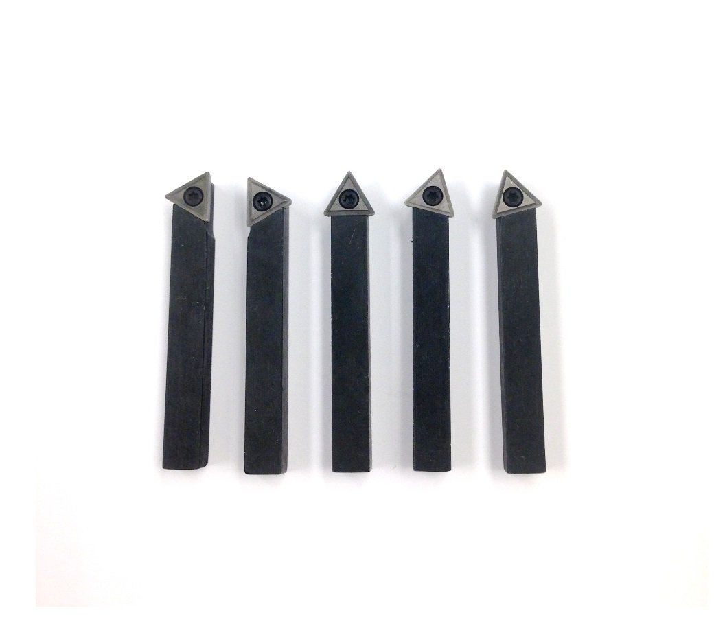 1/4 INCH 5 PIECE INDEXABLE CARBIDE TURNING TOOL SET (2003-0001) - Image 2