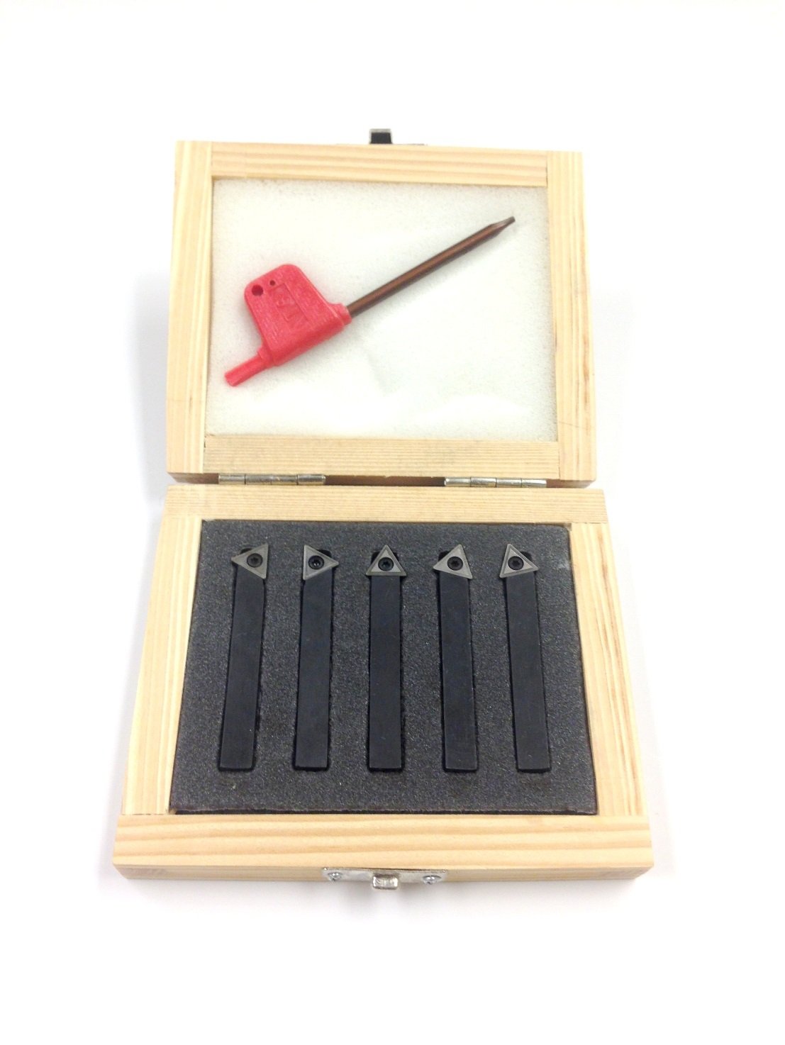 1/4 INCH 5 PIECE INDEXABLE CARBIDE TURNING TOOL SET (2003-0001)