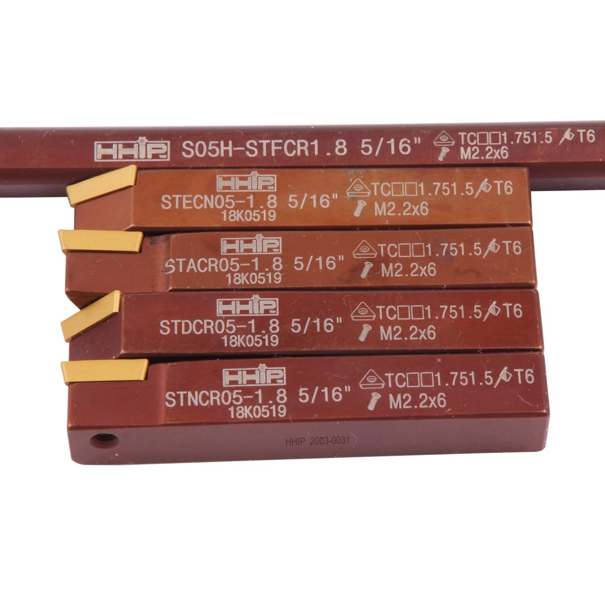 5/16" 5 PIECE INDEXABLE TURNING & BORING TOOL SET (2003-0031) - Image 5