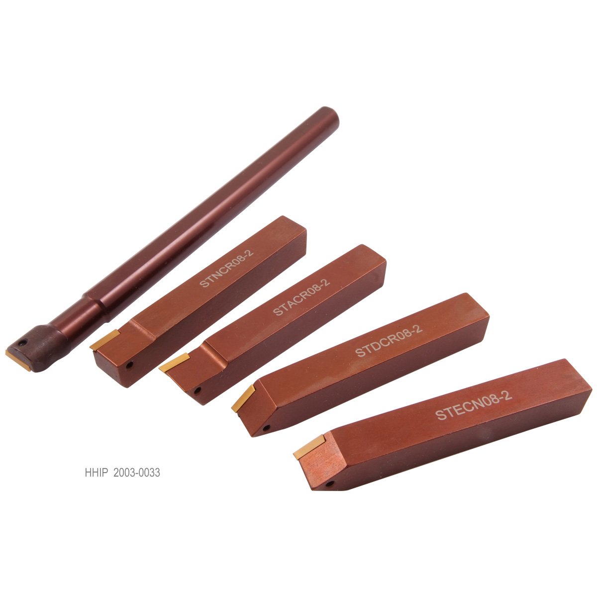1/2" 5 PIECE INDEXABLE TURNING & BORING TOOL SET (2003-0033) - Image 3