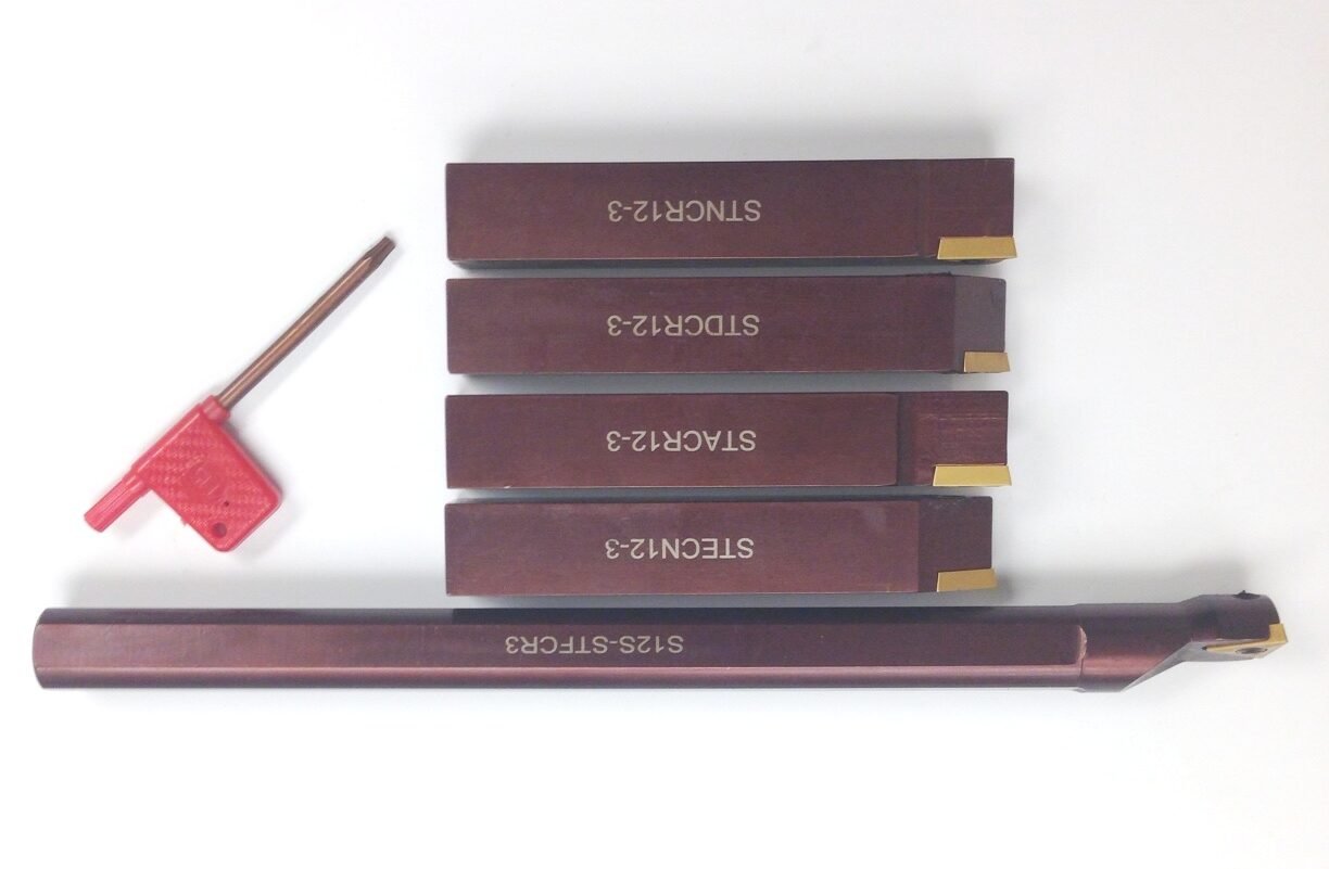 3/4" 5 PIECE INDEXABLE TURNING & BORING TOOL SET (2003-0035) - Image 3