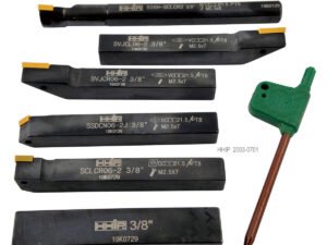6 PIECE 3/8" MINI TURNING & BORING TOOL HOLDER SET (2003-0701)