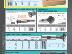 3/8" 60 DEGREE HIGH SPEED STEEL DOVETAIL CUTTER (2006-0210)
