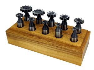 10 PIECE 1/2" SHANK WOODRUFF KEYSEAT CUTTER SET (2006-0452)