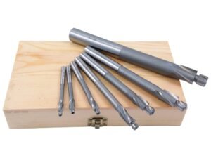 7 PIECE HIGH SPEED STEEL 3 FLUTE SOLID PILOT COUNTERBORE SET (2007-0002)