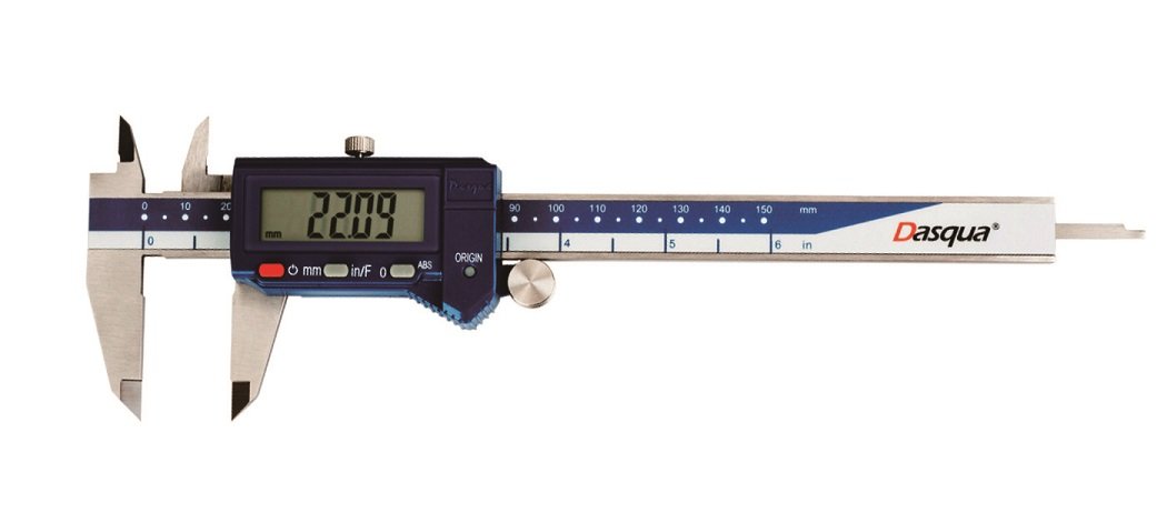 DASQUA 0-150MM/0-6 INCH ABSOLUTE DIGITAL CALIPER (2010-1005)