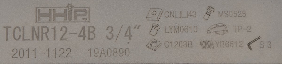 STYLE MCLNR 12-4B TURNING & FACING TOOL HOLDER NEW RIGID CLAMP DESIGN (2011-1122) - Image 3