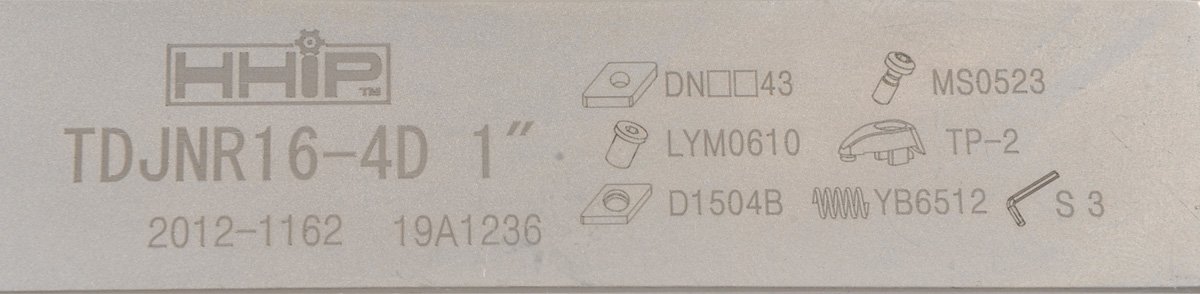 MDJNR 16-4D TURNING- PROFILING & FACING TOOL-NEW RIGID CLAMP DESIGN (2012-1162) - Image 2