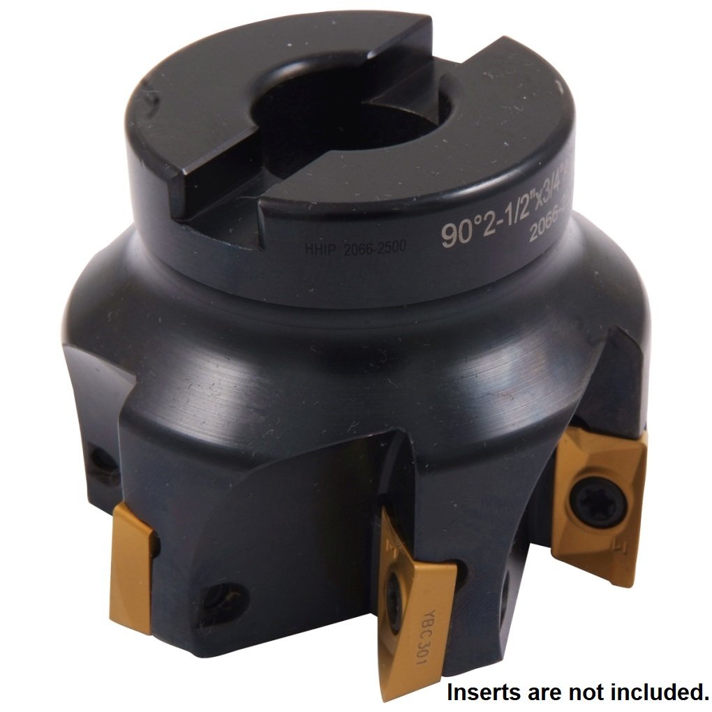 2-1/2 INCH X 3/4 BORE 90 DEGREE APKT-160408 INDEXABLE FACE MILL (2066-2500) - Image 4
