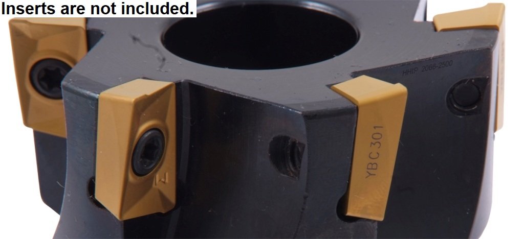 2-1/2 INCH X 3/4 BORE 90 DEGREE APKT-160408 INDEXABLE FACE MILL (2066-2500) - Image 5