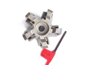 2-1/2" X 3/4 BORE 45 DEGREE OCTAGON 5 INSERT  INDEXABLE FACE MILL (2068-2500)