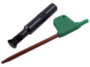 1/2" X 3/8 SHANK 1 FLUTE 60 DEGREE INDEXABLE DOVETAIL CUTTER (2075-0500)