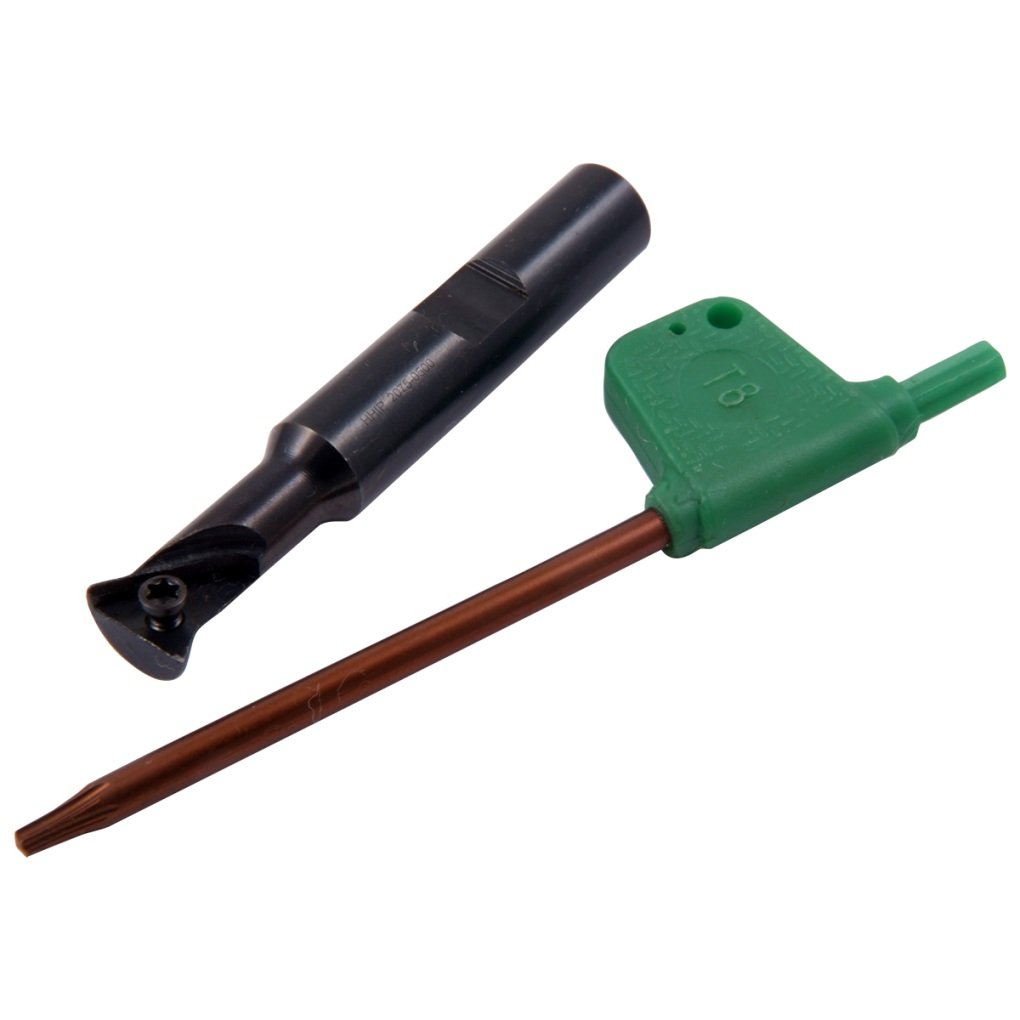 1/2" X 3/8 SHANK 1 FLUTE 60 DEGREE INDEXABLE DOVETAIL CUTTER (2075-0500)