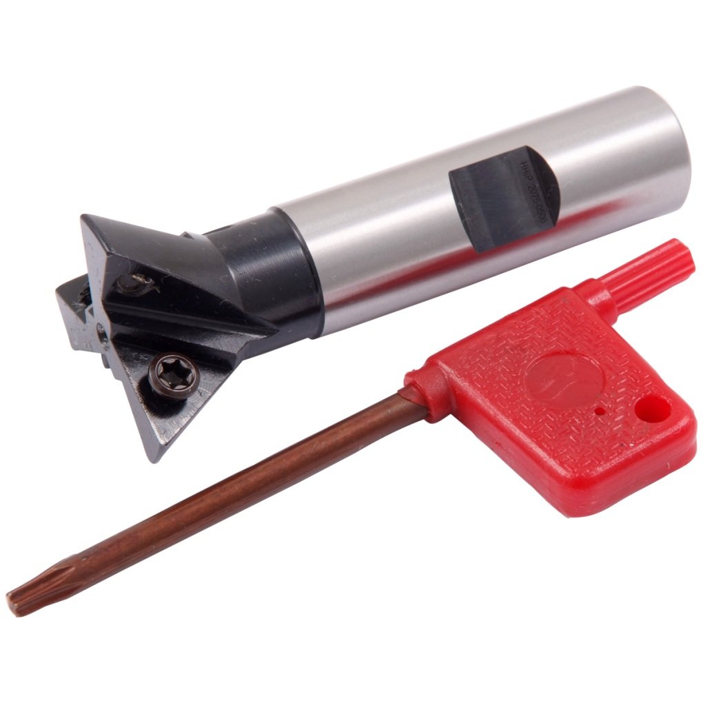 1-3/8 INCH (5/8 SHANK 3-FLT) 60 DEG INDEXABLE DOVETAIL CUTTER (2075-0506)