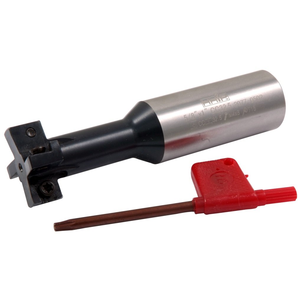 5/8 X 1-1/4 X 31/64 X 1 INDEXABLE T-SLOT CUTTER (2077-0502)