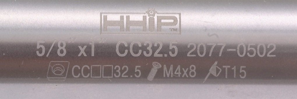 5/8 X 1-1/4 X 31/64 X 1 INDEXABLE T-SLOT CUTTER (2077-0502) - Image 3