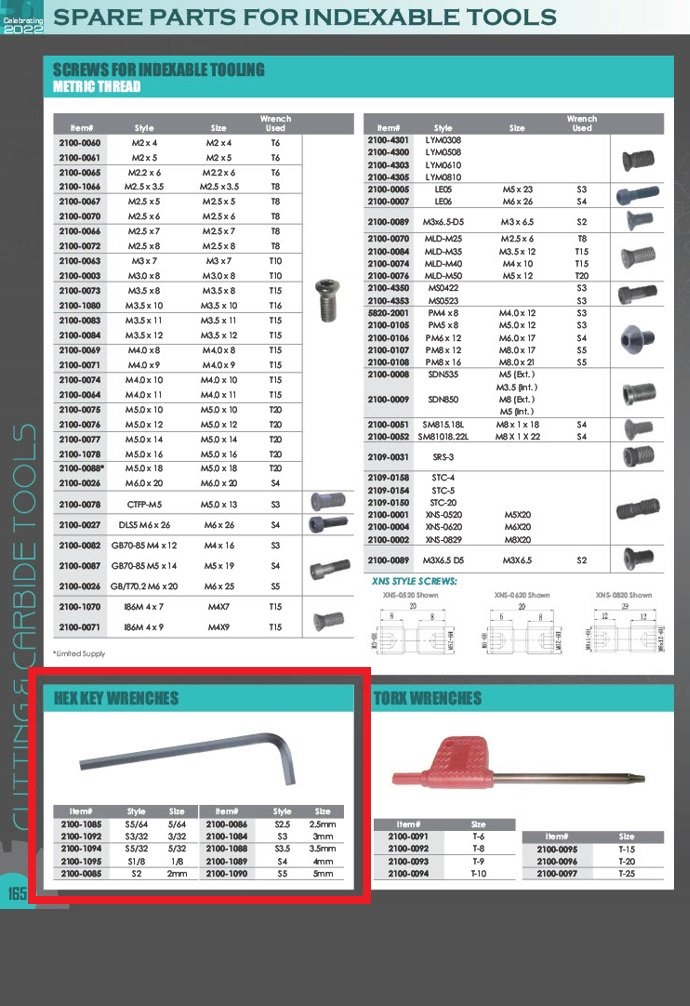 S1/8 HEX KEY WRENCH (2100-1095) - Image 3