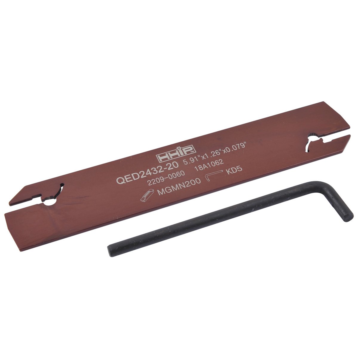 5.91 X 1.26 X 0.079" RIGHT HAND EXTERNAL CUT-OFF & GROOVING BLADE (2209-0060)