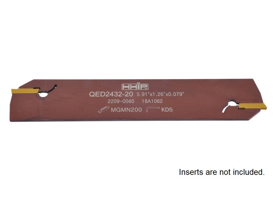 5.91 X 1.26 X 0.079" RIGHT HAND EXTERNAL CUT-OFF & GROOVING BLADE (2209-0060) - Image 2