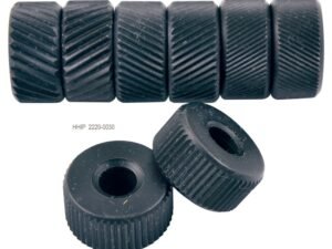 4-Pair HSS Knurling Wheel Kit | 3 Diamond & 1 Straight Knurls (SKU: 2220-0030)