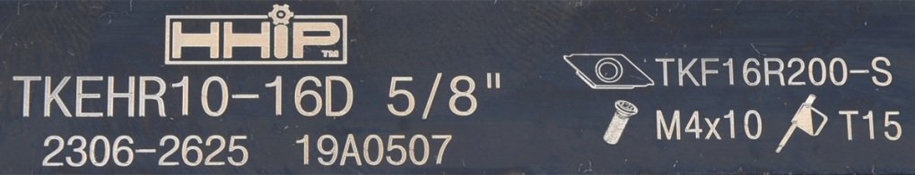 5/8" RIGHT HAND EXTERNAL TKEHR10-16D GROOVING & CUT-OFF HOLDER (2306-2625) - Image 3