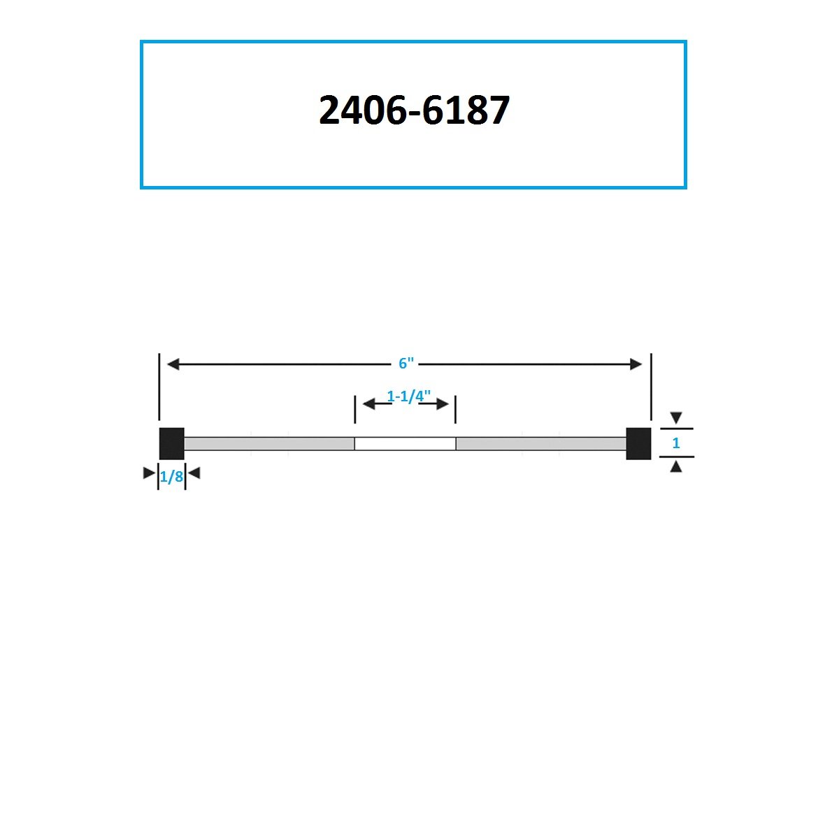 6 X 1 X 3/16 X 1-1/4" D12A2 DIAMOND DISH WHEEL (2406-6187) - Image 3
