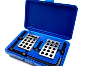 8 PIECE 1-2-3 PRECISION 23 HOLE BLOCK SET WITH SCREWS & HEX KEY (3402-0055)
