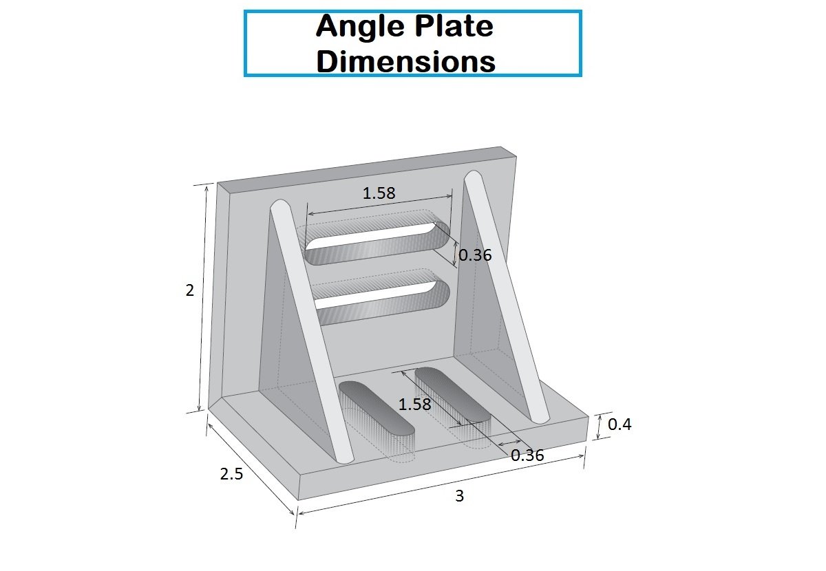 HHIP 3 X 2.5 X 2" ANGLE PLATE & 1-2-3 BLOCK SET MATCHED PAIR (9999-0005) - Image 3