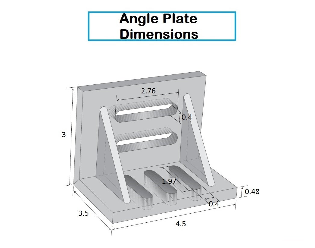 HHIP 4.5 X 3.5 X 3" ANGLE PLATE & 1-2-3 BLOCK SET MATCHED PAIR (9999-0006) - Image 3