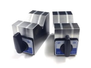 ALUMINUM CAST MAGNETIC V-BLOCK SET 2 X 2-1/2 X2 -3/4 IN ON/OFF (3402-0890)