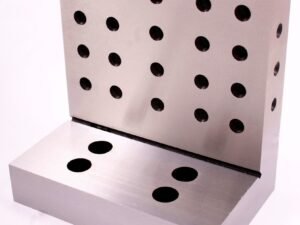 6 X 6 X 4 X 1-1/4" STEEL ANGLE PLATE WITH BACK HOLES (3402-2664)