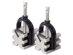 HHIP 2 X 1-1/2 X 1-1/2 CAST IRON MULTI-USE V-BLOCKS & CLAMPS SET (3406-0111)