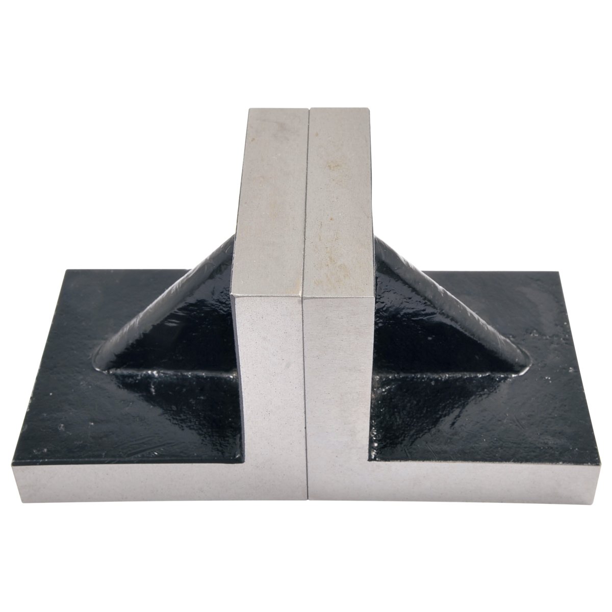 HHI 3 X 3 X 3 SOLID CAST IRON ANGLE PLATES MATCHED PAIR (3406-0223) - Image 2