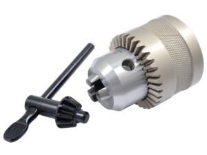 1/32-1/2" JT6 CHROME-PLATED DRILL CHUCK WITH KEY (3700-1103)