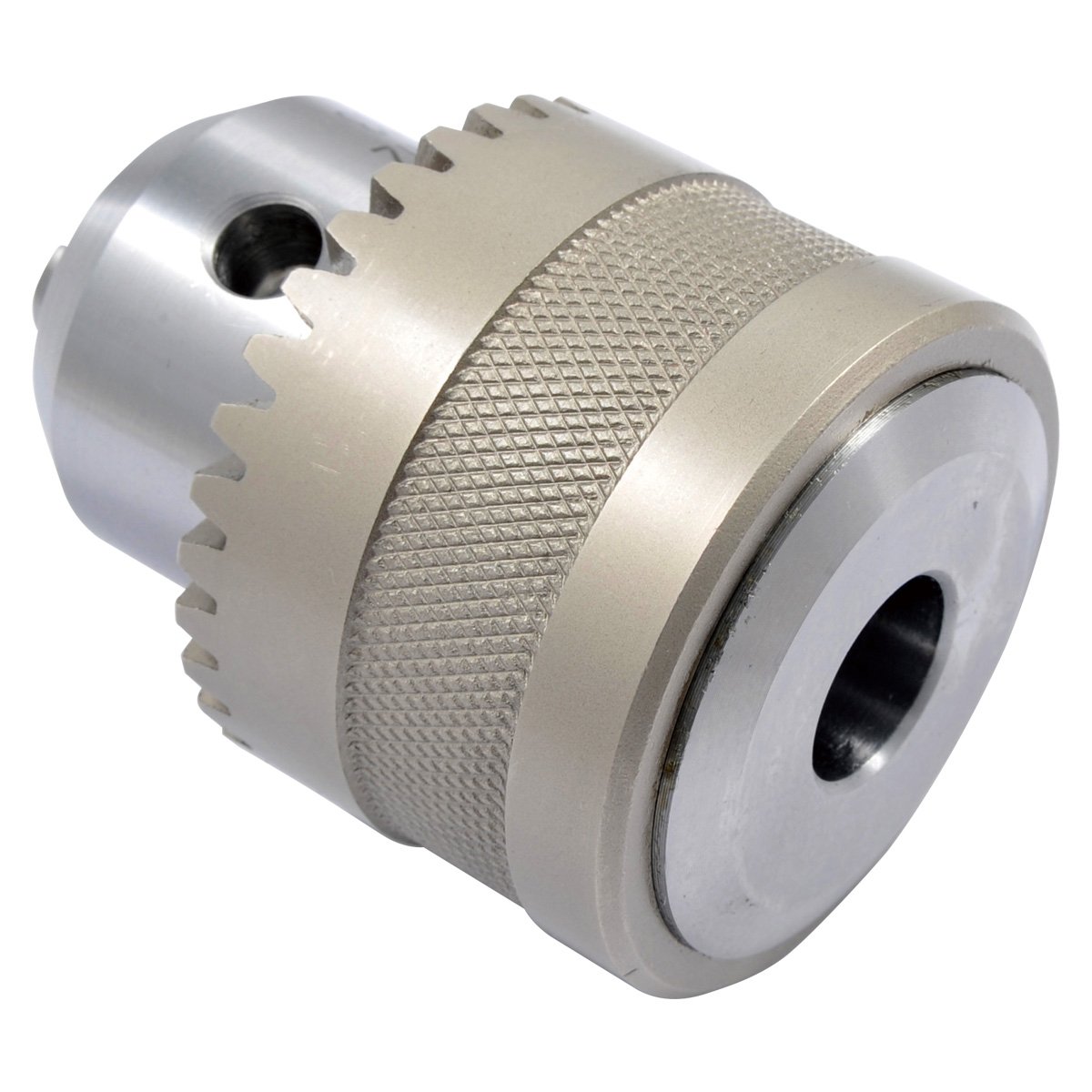 1/32-1/2" JT6 CHROME-PLATED DRILL CHUCK WITH KEY (3700-1103) - Image 2