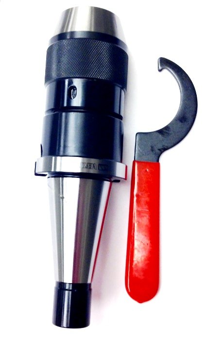 VERTEX 1/8-5/8" #40 INTEGRATED KEYLESS DRILL CHUCK WITH WRENCH (3701-3625)