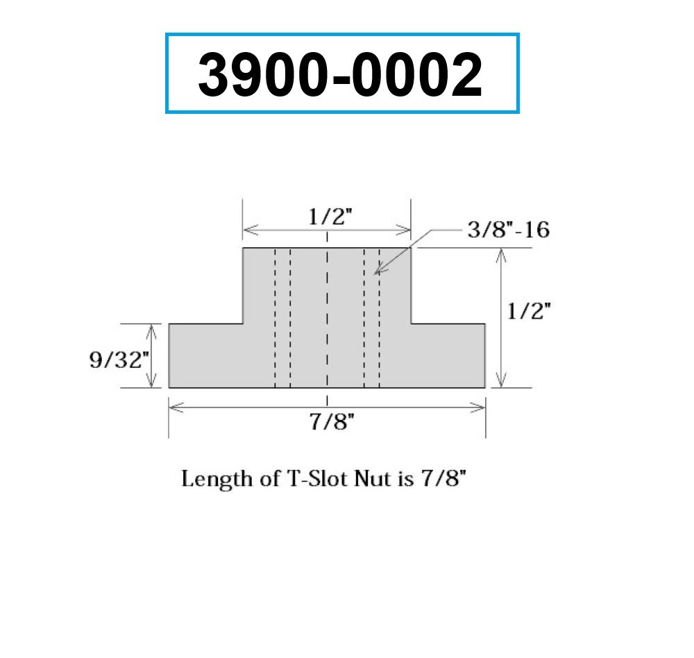 58 PIECE CLAMPING KIT (1/2 INCH SLOT; 3/8-16) (3900-0002) - Image 9
