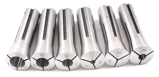 1/8-3/4" BY 8THS 6 PIECE R8 COLLET SET (3900-0006) - Image 2