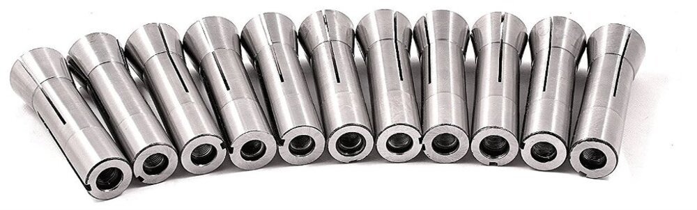1/8-3/4" BY 16THS 11 PIECE R8 COLLET SET WITH FREE T-SLOT CLEANER (3900-0007) - Image 3